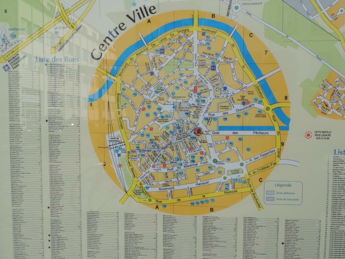 Appart'Azur Haguenau - Centre Grand'Rue - Logements Entiers Pour Voyageur Pro Ngoại thất bức ảnh